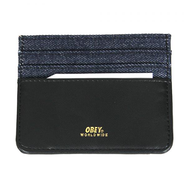 (100310092)GENTRY DENIM ID WALLET DENIM-BLK